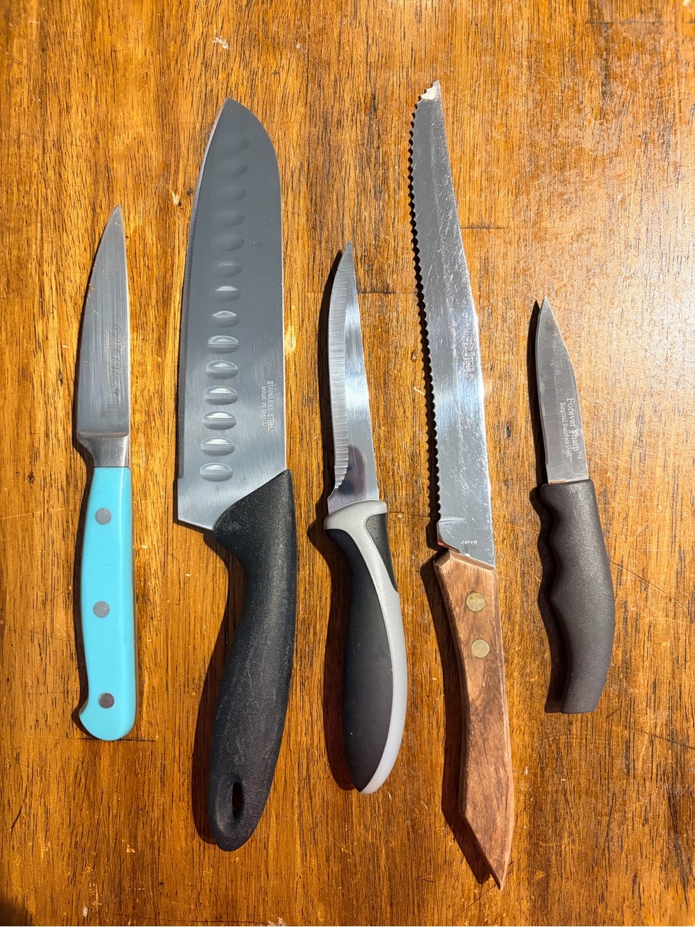 Mixed Kitchen Knife Set